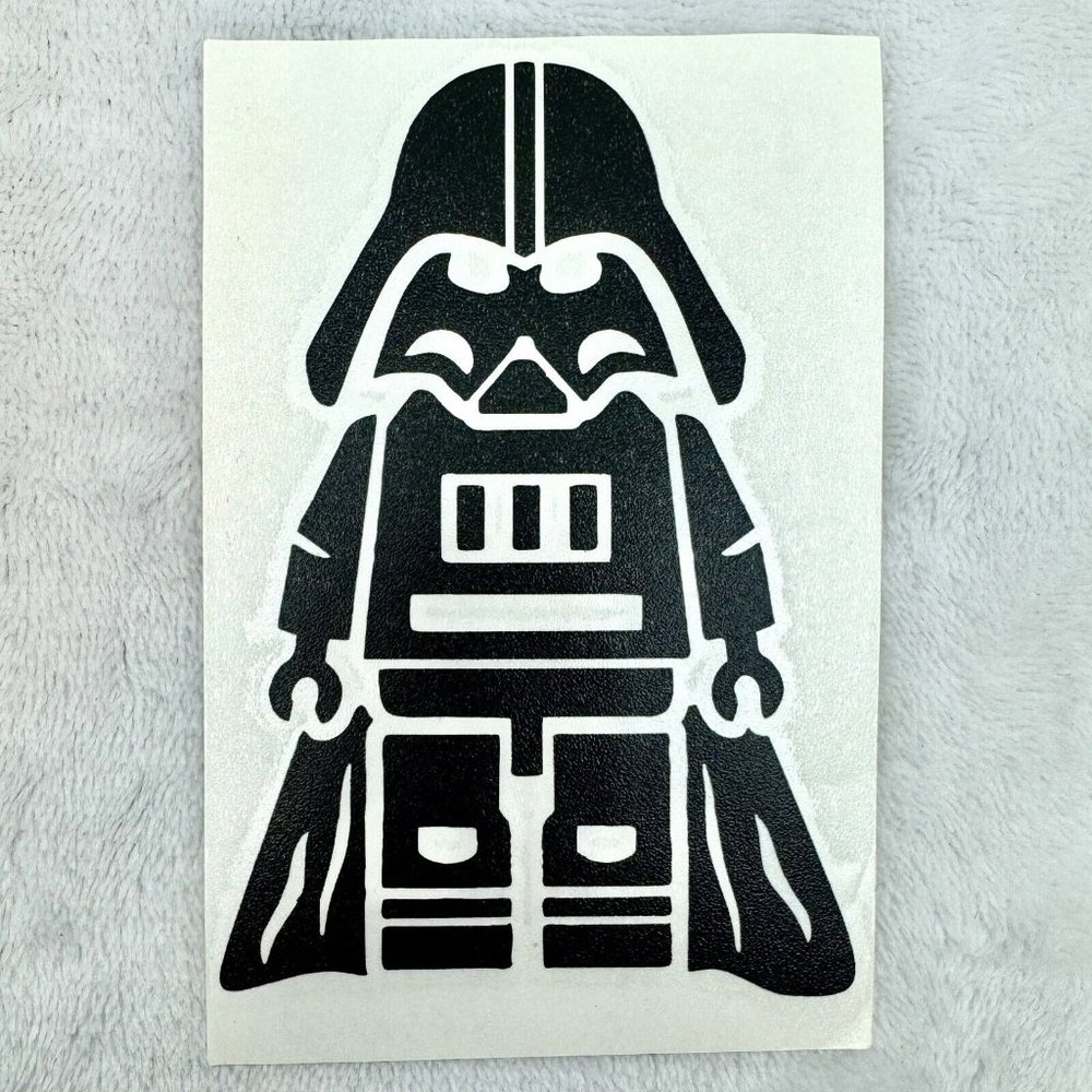 Star Wars LEGO Darth Vader 5" Vinyl Car Decal Black